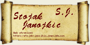 Stojak Janojkić vizit kartica